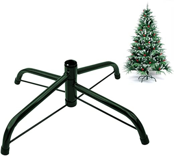 Weihnachtsbaumständer Faltbarer Weihnachtsbaumständer Christbaumständer mit Gummifüße Weihnachtsbaumbasis Metallständer für künstliche…