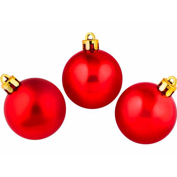Weihnachtskugel-Set Rot kaufen bei OBI