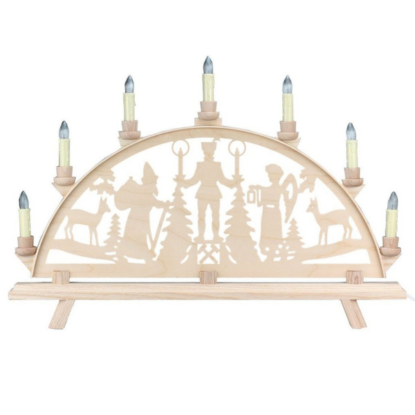 Weihnachtsland Schwibbogen »Lichterbogen Erzg. 55cm org Erzg. Klassisch«